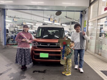悩んで決めた素敵なカラー　スペーシアのご納車です